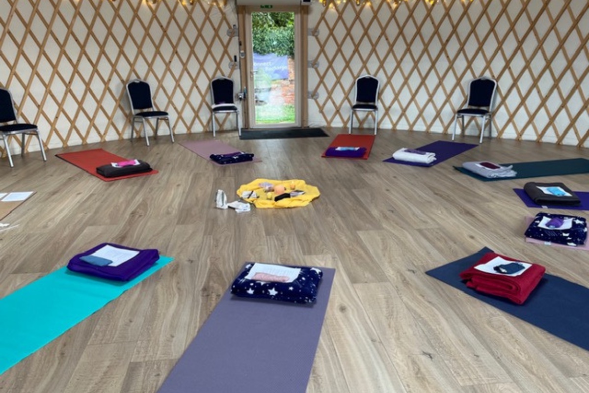 Wellness Yurt, Unique venue to hire in Warwickshire, Yoga Retreat