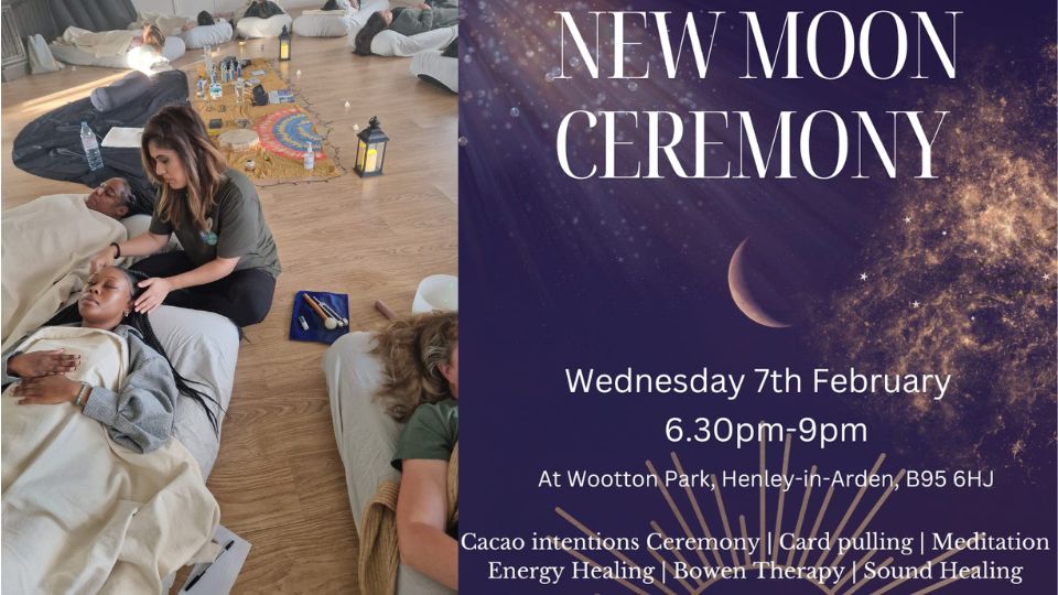Monthly New Moon Ceremony at the Wellness Yurt, with Lotus Zen Wellbeing and Universal Love Light
