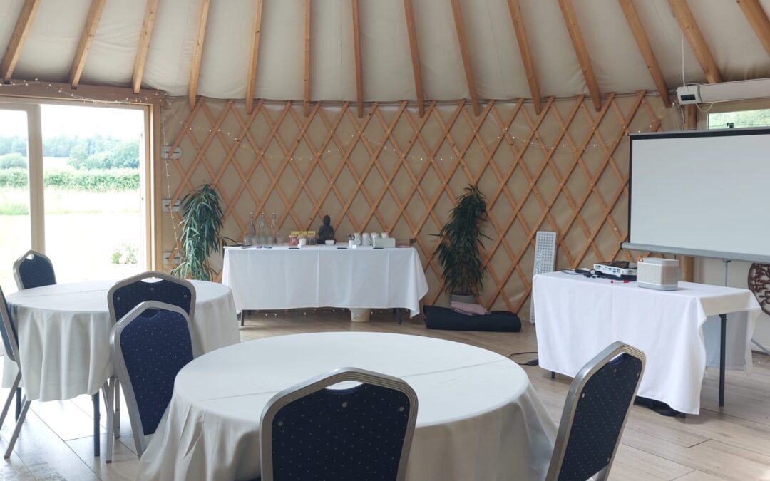 AENDRE Group, Team Away Days. Overnight Stay, Workshops and activities, BBQ, Corporate Away Day, Wellness Yurt, Warwickshire, Employee wellbeing, Reconnect