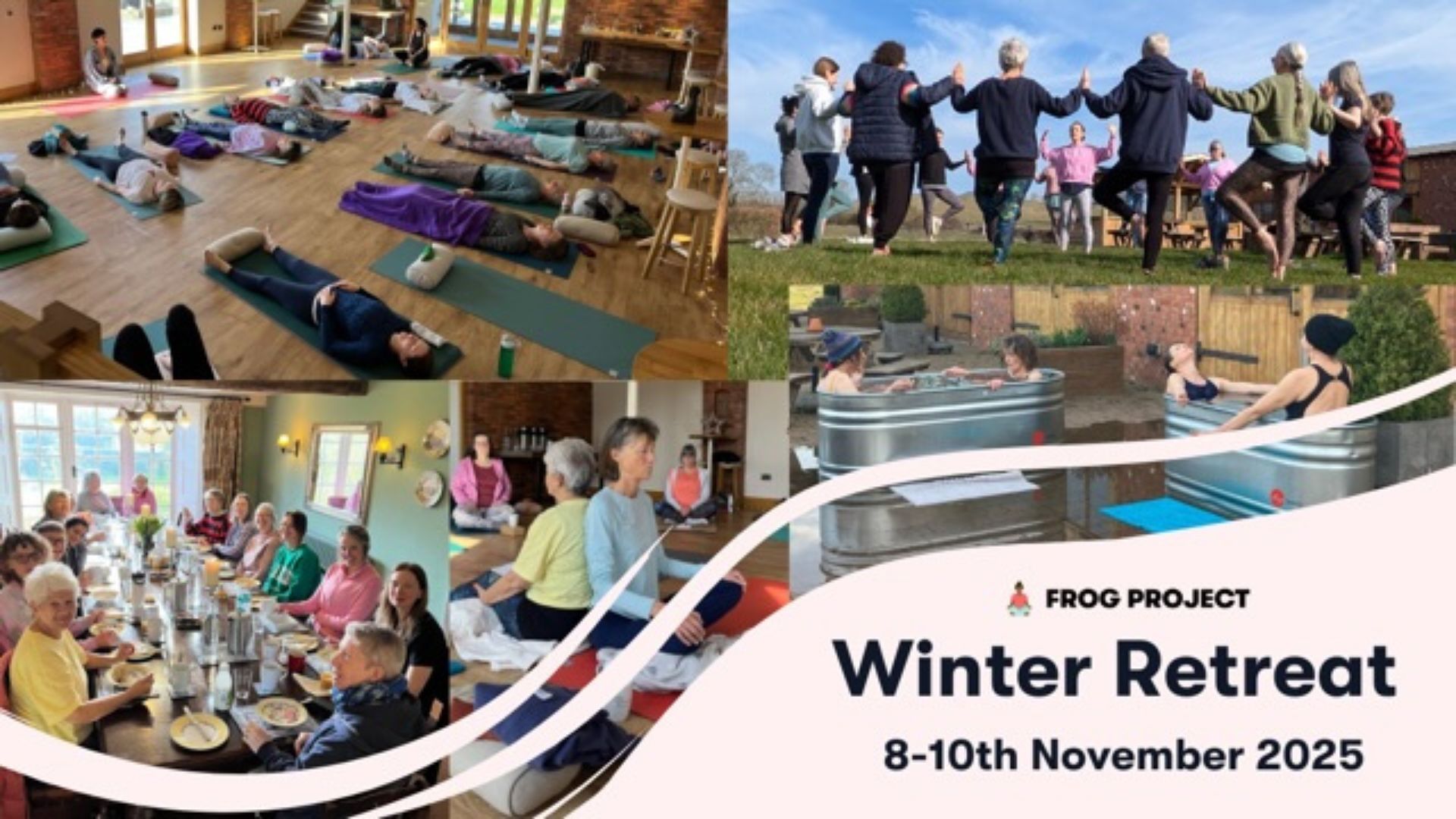 48-Hour Winter Retreat, The Frog Project, Yoga Retreat, Luxury Accommodation, Warwickshire, Wootton Park Wellness, Wellness Yurt